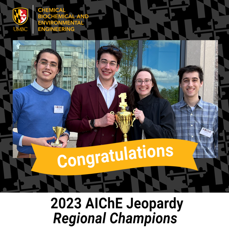 CBEE students win regional AIChE Jeopardy competition
