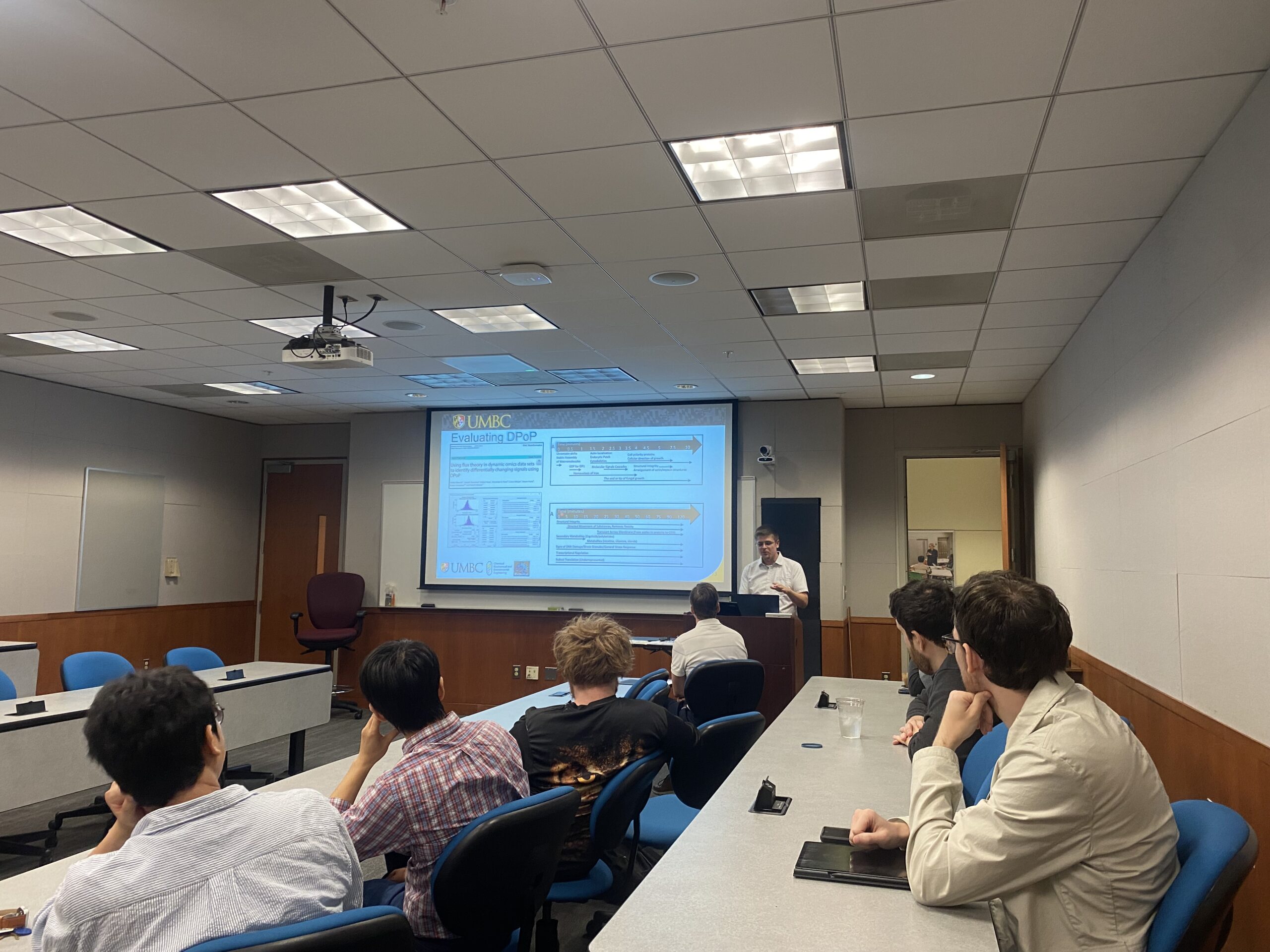 Dr. Harley Edwards presents his research