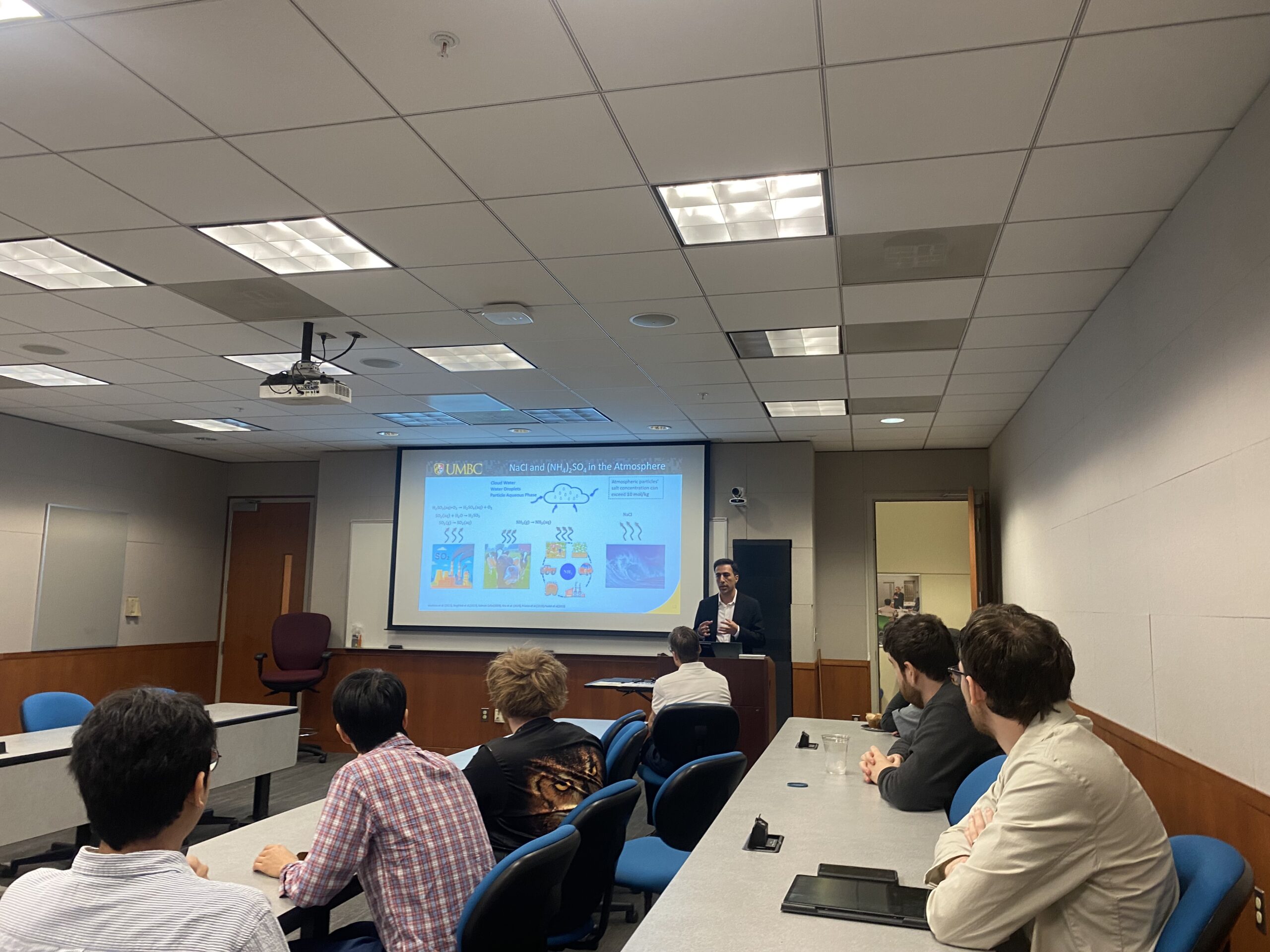 Amir Babaei Gharehbagh presents his research
